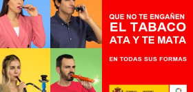 Bajo el nombre #ElTabacoAtayTeMata, la campaña tiene como objetivo concienciar, sobre todo a los más jóvenes, de que el tabaco siempre es perjudicial, se consuma como se consuma. FOTO: Ministerio d