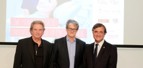 En la imagen (de izq. a dcha.), el Dr. Miguel Carasol, portavoz científico de la SEPA; Juan José Gómez-Doblas, cardiólogo e integrante del grupo de trabajo SEPA-SEC; y Miguel Ángel López-Andrade