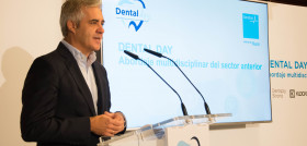 En la imagen, Patxi Amutio, director general de Sanitas Dental, durante la celebración del Dental Day en Sevilla. FOTO: Sanitas Dental