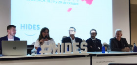 En la imagen, la mesa inaugural del XXXI Congreso Nacional de Hides con Germán del Val, Mercedes Alberdi, José Miguel Quintana, Ignacio García Morás y Diego González Carrasco. FOTO: Hides