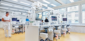 El tratamiento de los pacientes, la enseñanza y la investigación quedan unidos bajo un mismo techo. FOTO: Dentsply Sirona