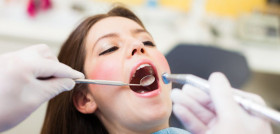 dentist doing dental treatment