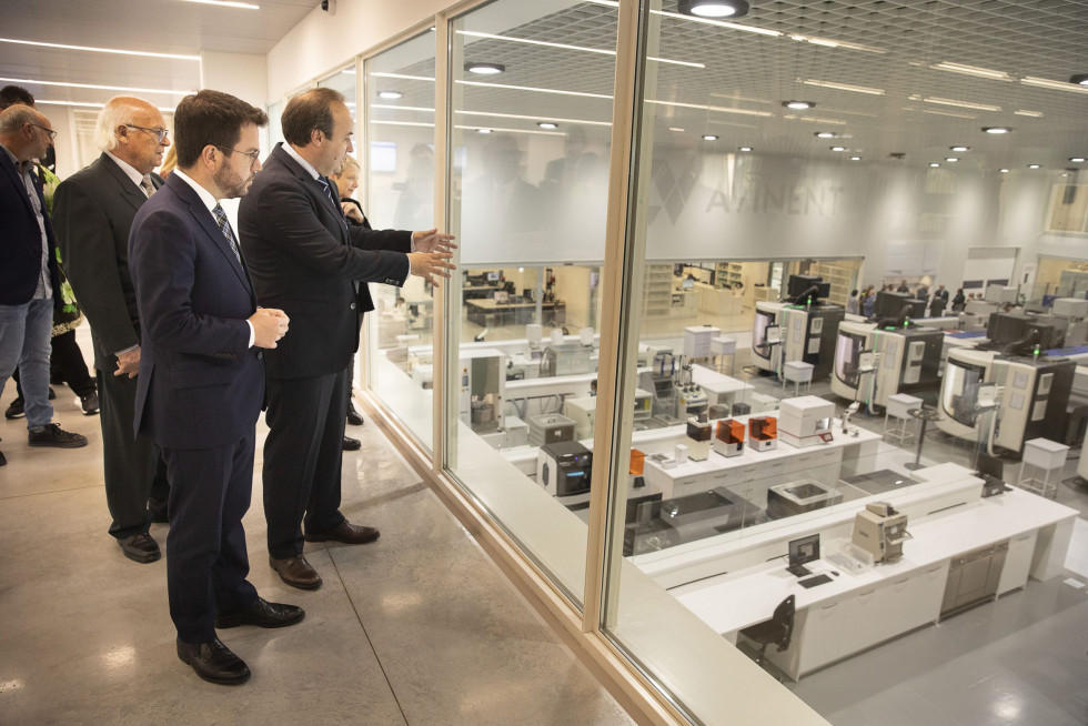 Pere Aragonès, President de la Generalitat, visita Avinent.
