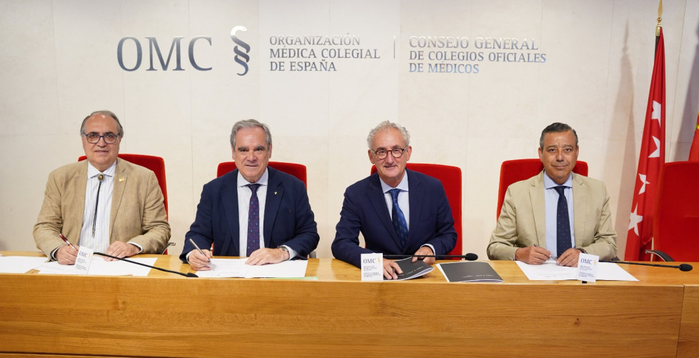 De izq. a dcha. Luis Alberto Calvo, Jesús Aguilar, Tomás Cobo y Óscar Castro