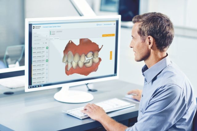 El Connect Case Center permite enviar y gestionar datos de escaneo de forma rápida y segura. FOTO: Dentsply Sirona