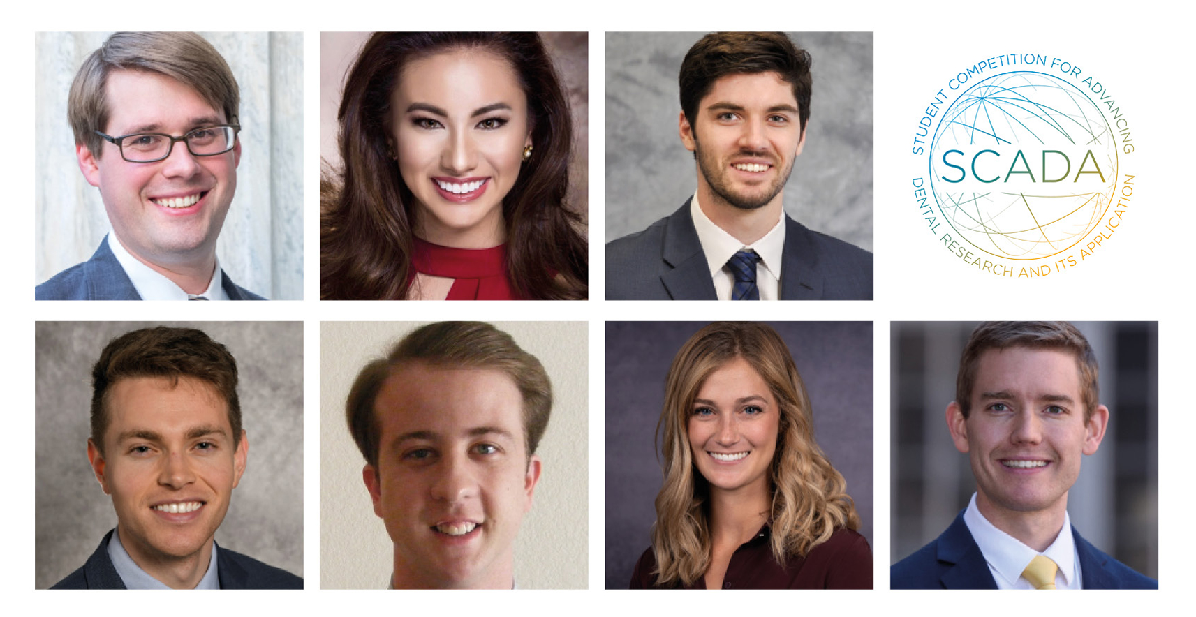 AADR 2020/Estudiantes clínicos de Dentsply Sirona (de izquierda a derecha): Patrick E. Donnelly, Kathryn Teruya, Taylor Robertson, Category II: Blake LaTendresse, Eric Mullins, Madison Aungst, Tanner Godfrey.