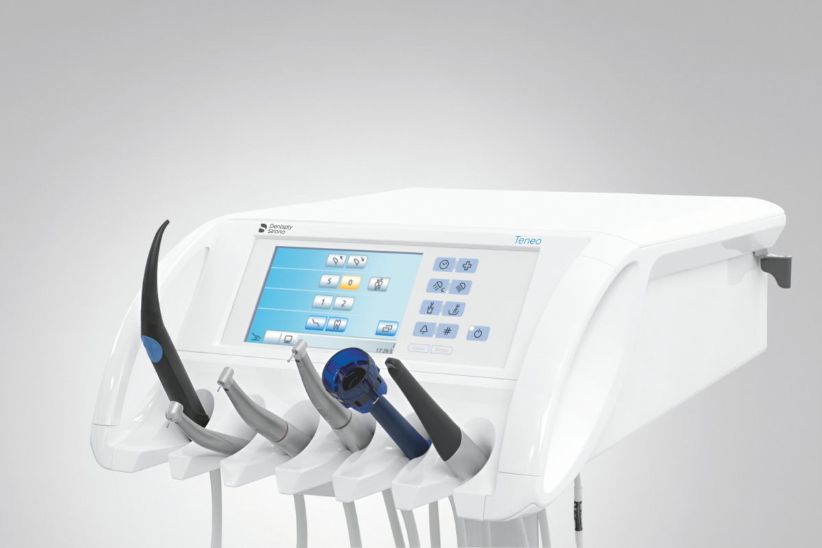 La interfaz de usuario inteligente EasyTouch es el centro de todas las funciones de las unidades de tratamiento integradas de Dentsply Sirona. FOTO: Dentsply Sirona