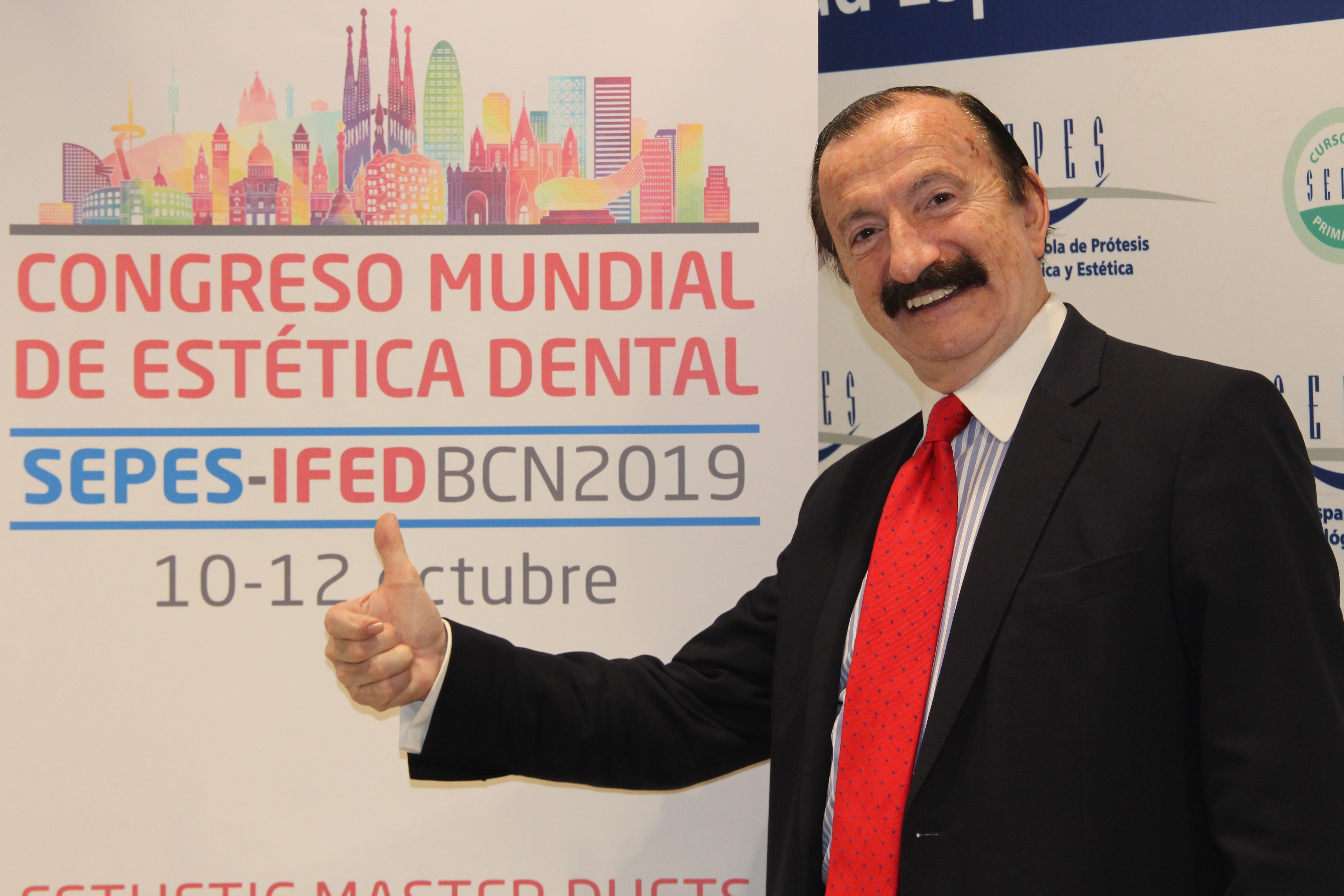 Dr. Jaime A. Gil, presidente de Ifed y copresidente del Congreso Mundial de Estética Dental Sepes-Ifed 2019.