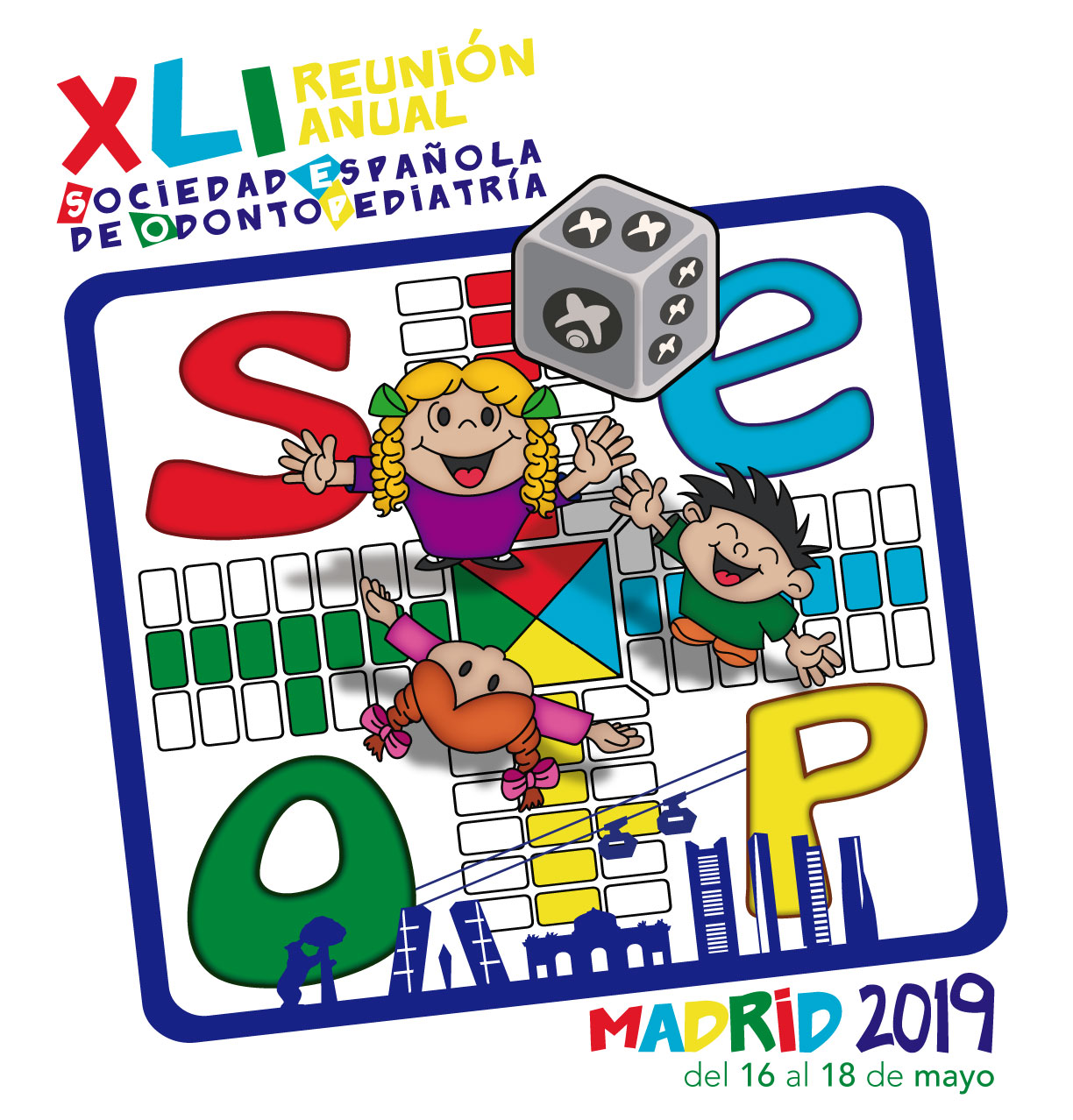 La Sociedad Española de Odontopediatría (Seop) celebrará su XLI Reunión Anual entre los días 15 y 18 de mayo de 2019 en la ciudad de Madrid, bajo el lema "Aprender jugando".