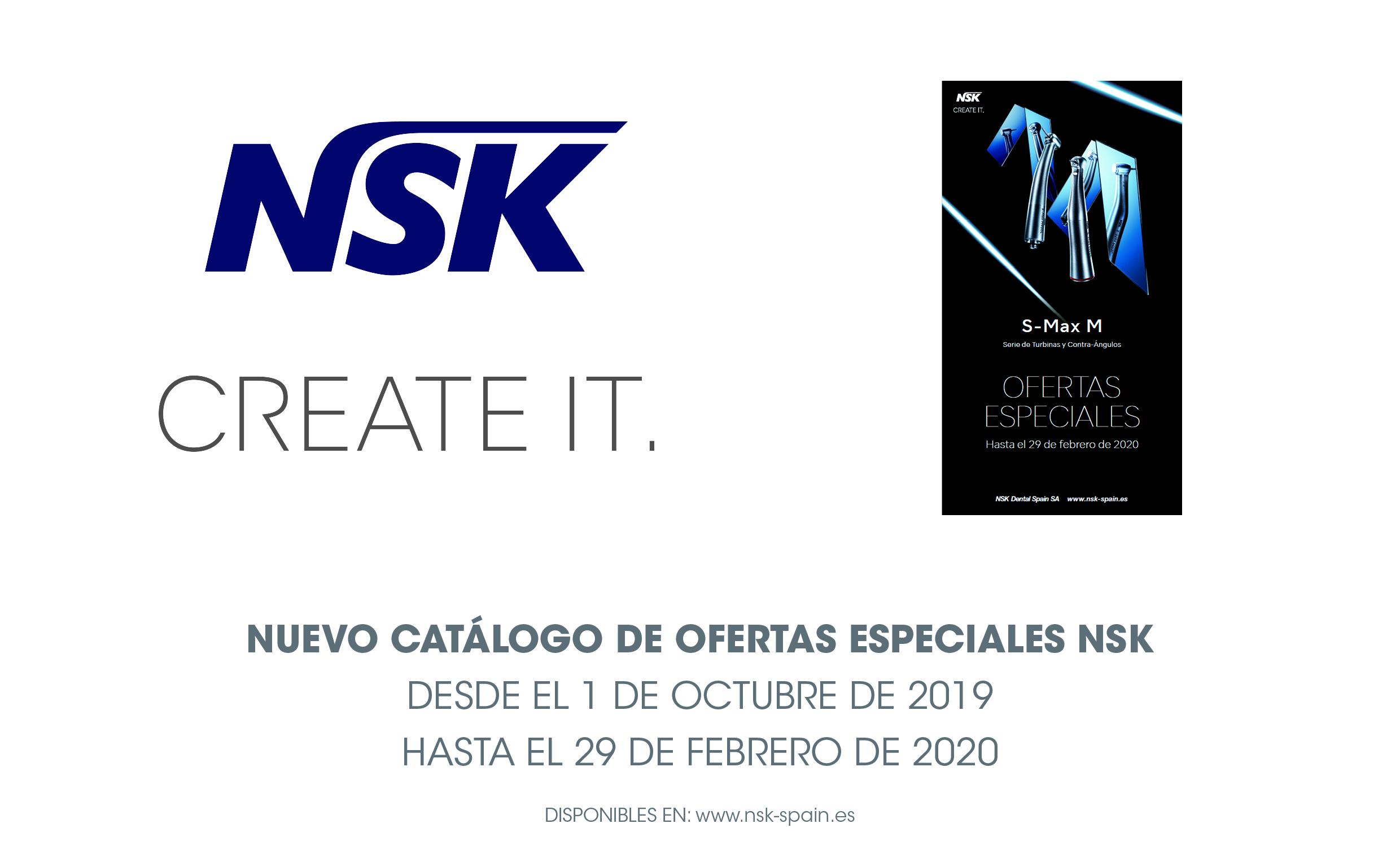 El nuevo catálogo de ofertas especiales de NSK estará disponible hasta el 29 de febrero de 2020. FOTO: NSK