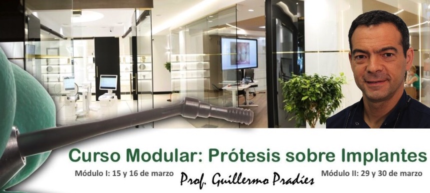 En el Curso Modular de Prótesis sobre Implantes se expondrán las principales indicaciones y consideraciones a tener en cuenta en implantología, tanto a nivel de aleaciones como a nivel de recubrimientos estéticos.