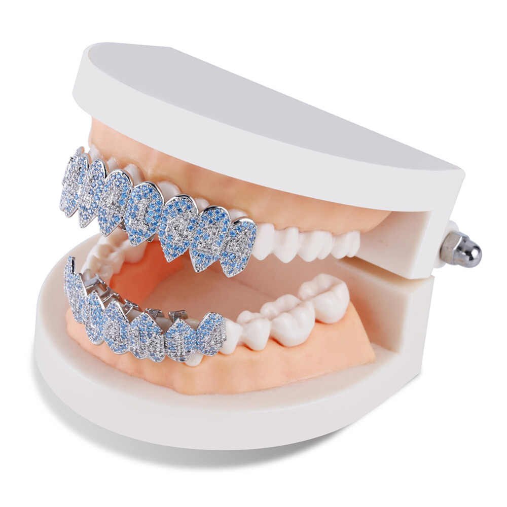 Los grills o grillz son unas coronas metálicas que adornan uno o varios dientes. Suelen estar hechas de oro, plata u otros metales preciosos, con brillante o incluso de colores. FOTO: Aliexpress