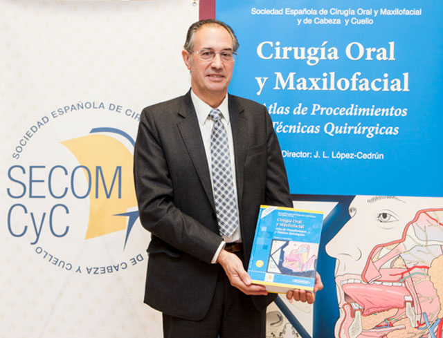 Dr. José Luis López Cedrún, Jefe de Servicio de Cirugía Oral y Maxilofacial del Complejo Hospitalario Universitario de A Coruña, presidente de la SECOM-CyC y director del Atlas.
