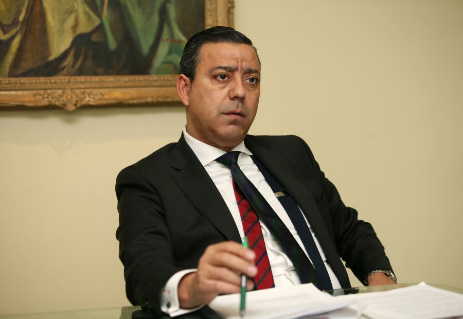 El presidente del Consejo General, Óscar Castro.